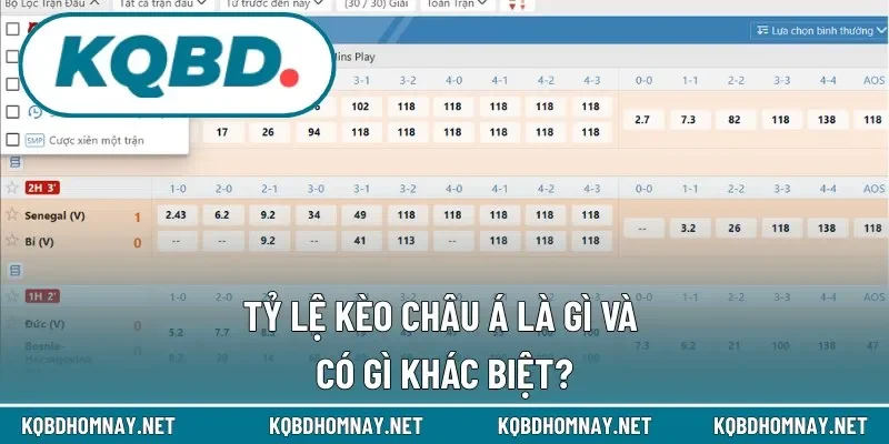 Tỷ lệ kèo châu Á và những điều nên biết 